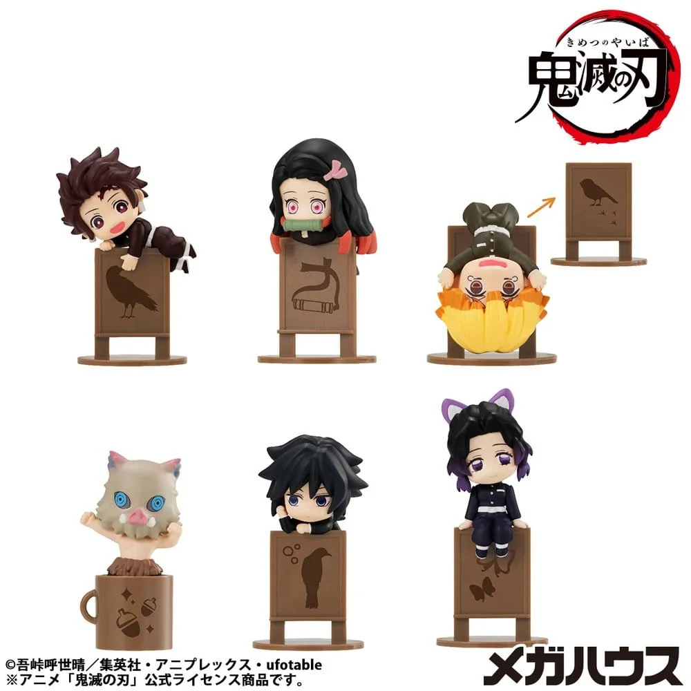 Demon Slayer Kimetsu no Yaiba Ochatomo Series Trading Figure 4 cm - 1 Unidade
